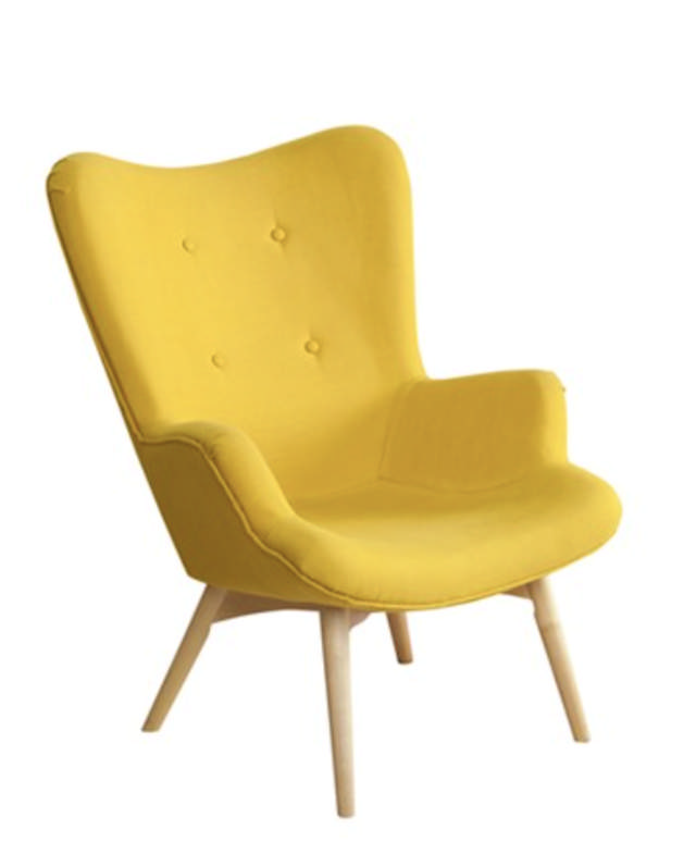 BERLIN Guest Chair, yellow
